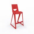 en one high chair H685 High Back – Cherry Red – Angle