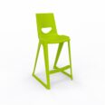 en one high chair H685 High Back – Lime Green – Angle