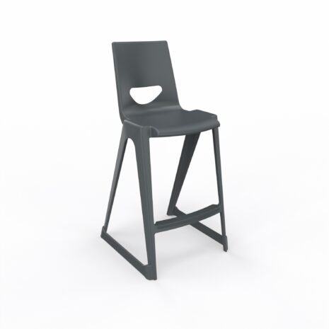 en one high chair H685 High Back - Night Grey - Angle