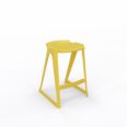 en one stool H685 Low Back – Banana Yellow – Angle