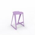 en one stool H685 Low Back – Lilac – Angle