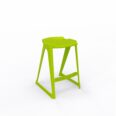 en one stool H685 Low Back – Lime Green – Angle