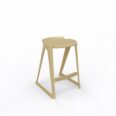 en one stool H685 Low Back – Oatmeal – Angle